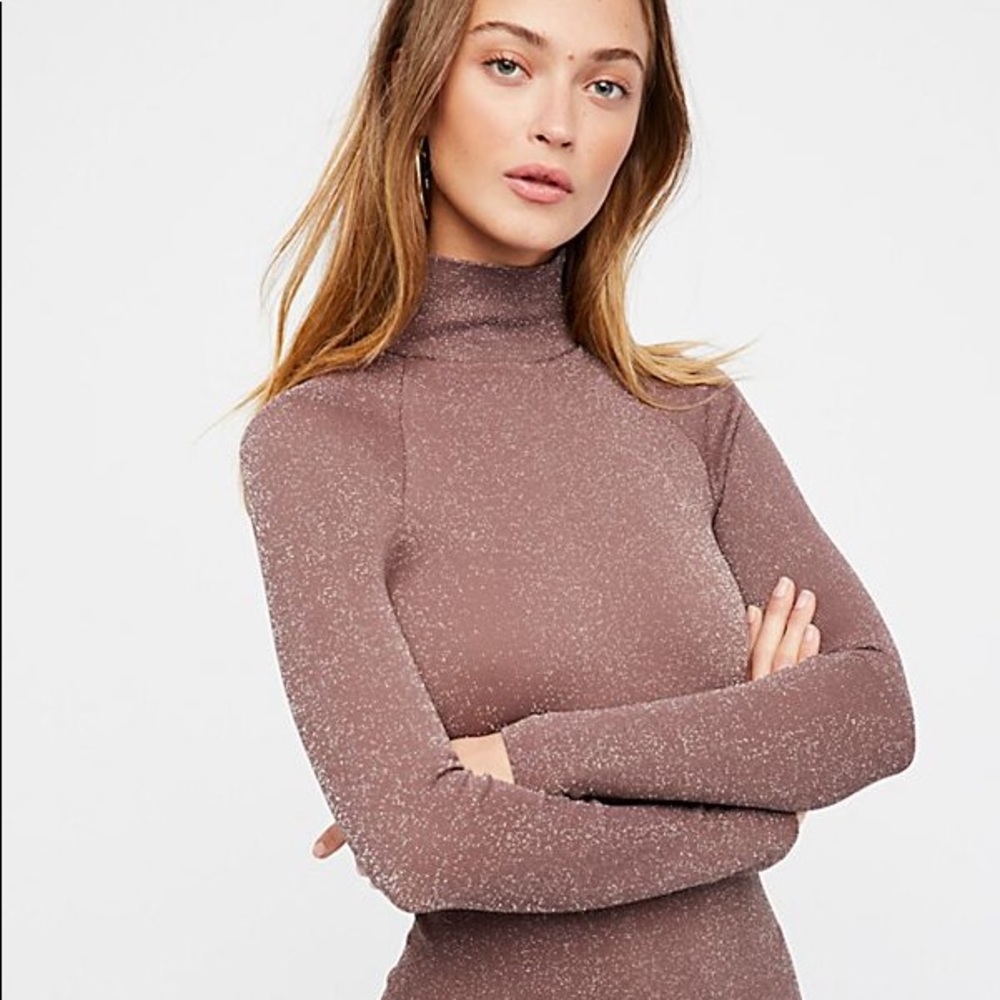 SOLD: NWT Free People Seamless Turtleneck Bodysuit